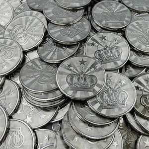 Özel Metal vinç oyun makinesi jetonu sikke işletilen çoklu (İngilizce İspanyolca japonca) paslanmaz çelik pirinç ütü masası - Product Image 5