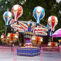 Manège de fête foraine, équipement de parc d'attractions, manèges à ballons rotatifs Samba avec remorque