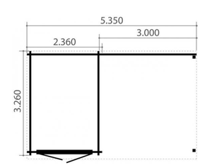 Casa de madera para cochera con cobertizo para herramientas, casa de jardín, cabaña de madera barata, salón de té, casa de madera prefabricada para vivir - Product Image 4