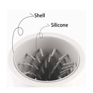 <span class=keywords><strong>Automatico</strong></span> elettrico Pet piede lavatrice in acciaio inox cane e gatto zampa strumento di pulizia toelettatura in scatola di imballaggio - Product Image 3