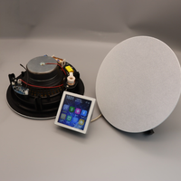 Duvara Monte Edilebilir Amfi, Android 10.0 ve Sesli Kontrol Destekli, 4 inç Dokunmatik Ekranlı Ev Sinema Sistemi Stereo Ses Duvar Amfisi, Uzaktan Müzik Kontrolü