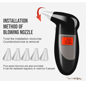 Высокоточный профессиональный цифровой алкотестер с звуковой сигнализацией - Product Image 4