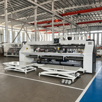 Máquina Cosedora de Cartones Semiautomática de Doble Pieza con Cuatro Servomotores LZL4500, 600 Grapas/Min para Cajas de Cartón Corrugado |   ORAY
