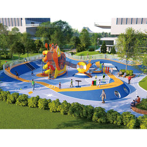 Lugares de entretenimiento para niños, equipo de juego a gran escala, toboganes, Red de escalada, parque de juegos - Product Image 1