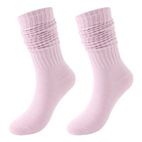 Chaussettes Slouch moins chères pour femmes longues chaussettes Slouchy Scrunch chaussettes tricotées grosses chaussettes
