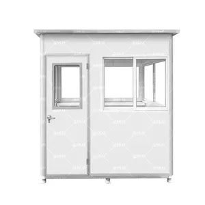 공장 안전한 금속 shack 우아한 보초 상자, 거리를 위한 휴대용 임시 간이 건축물 안전 cabin 막을 만들었습니다