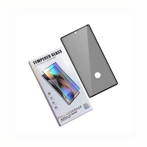 Protector de Pantalla de Privacidad de Vidrio Templado Curvo 3D Anti-Espía de Cobertura Total Personalizado de Fábrica para Samsung S24 S25 S26 Ultra Anti-aceite - Product Image 1