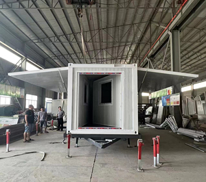 <span class=keywords><strong>Casa</strong></span> anticorrosión al por mayor buen precio <span class=keywords><strong>casa</strong></span> contenedor extensible plegable con ruedas solar - Product Image 6