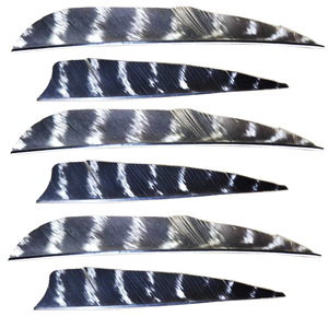 ONTFIHS-Plumes de flèche d'empennage multicolores,vraie plume de dinde