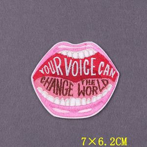 Offres Spéciales : Écussons thermocollants brodés avec des mots féministes, patchs brodés personnalisés avec logo pour vêtements, chapeaux et badges - Product Image 2