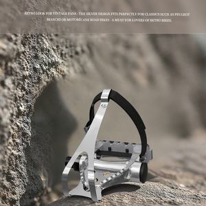 LEWEE Pédale de vélo Couvre-bouche de chien fixe Pédale de vélo Pédale de vélo de route Pédale de vélo de montagne <span class=keywords><strong>Pied</strong></span> de maintien - Product Image 6