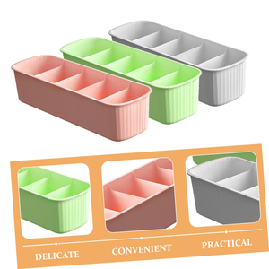 New Tidy up Household <b>Drawer</b> Type <b>Plastic</b> Underwear Organizer <b>Storage</b> Box - Product Image 3