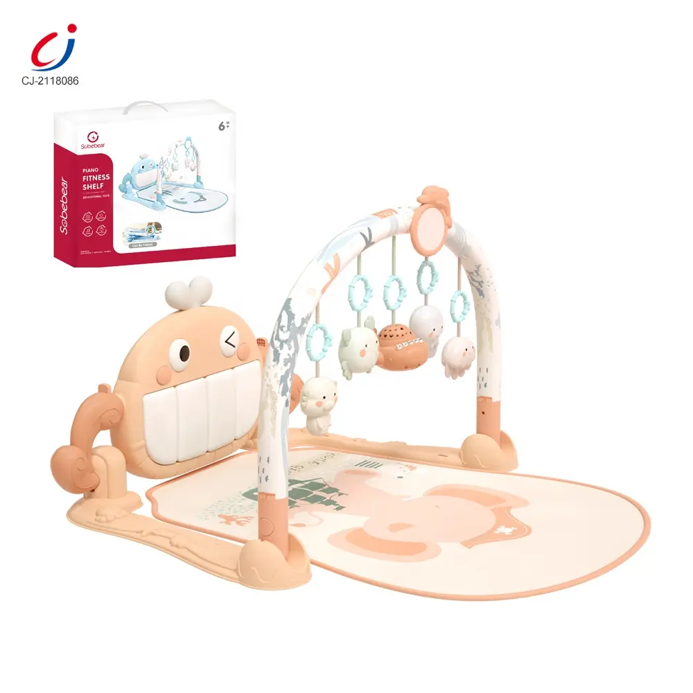 Chengji Toddler Kids Piano Fitness Play Mat Toy High Quality Soft Infant Musical Baby Activity Carpet Piano Music Gym Mat