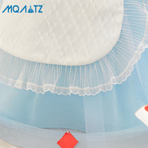 MQATZ gran oferta niños 3 años disfraz pequeña princesa vestido de fiesta Color azul chica película Cosplay para niñas - Product Image 4