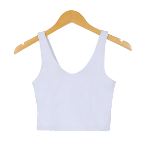Haut de sport pour femme très élastique, brassière de yoga à séchage rapide, bretelles réglables en T, sans couture, grande taille, écologique - Product Image 2