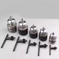 Mandrin de perceuse manuel SANOU 6mm 10mm 12mm 16mm avec trou fileté, mandrin de tourelle de tour léger à bas prix