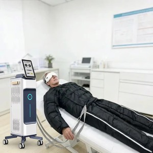 Appareil professionnel de drainage lymphatique vertical 3 en 1 avec 24 cavités pour massage et thérapie par compression physique - Product Image 1