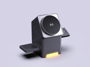 <span class=keywords><strong>Chargeur</strong></span> sans fil magnétique multifonction 3 en 1 pour bureau, support rotatif pour smartphone, nouveau produit - Product Image 5