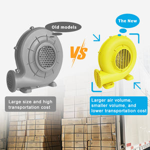 Ventilador de Metal <span class=keywords><strong>Songhai</strong></span> de 380 W, 220 V para EE. UU., 110 V-120 V para Corea, Silencioso, Impermeable, Comercial, Inflable, para Brincolines Inflables - Product Image 3