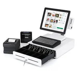 15 Inch Touch Screen Smart Digital All In 1 Capacitive Terminal Machine Supermarket Cash Register Payment Windows Pos