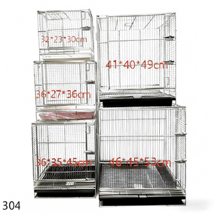 Gıda sınıfı 304 paslanmaz çelik katlanabilir basit kafes yıkanabilir kutu ambalaj yetiştiriciliği ve dış mekan kullanımı için 1 dakika içinde yüklü - Product Image 2