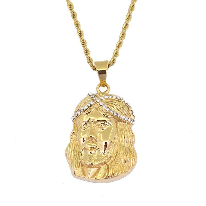 Pendentif taille: 6*3.5cm + chaîne 3mm 60cm