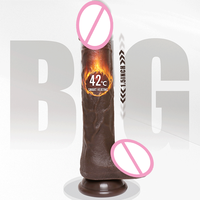 Super lange XXL realistische Silikon riesige große Fernheizung Dildo maschine automatische Schub Dildo Vibrator für Frauen Männer Sexspielzeug