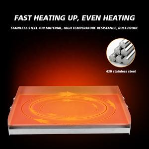 28 Inch Stainless Steel <strong>Grill</strong> Plate Extra Drain Hole Flat Top Gas <strong>Grill</strong> <strong>Griddle</strong> for Replacement 2 Burner Propane Fueled <strong>Grill</strong> - Product Image 3