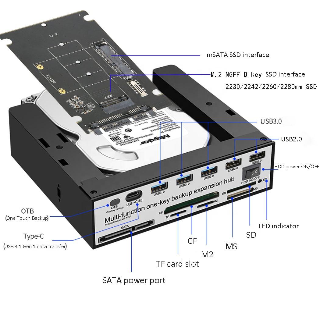 Chinese factory supplier supply Multifunctional 5.25 To 2.5 Hdd Bay All In 1 Card Reader Type C Usb3.1 Hdd Mobile Rack - Buy 5.25 Hot Swap Hdd Bay Internal Hdd Mobile Rack 5.25 Mobile Rack Aluminium 5.25 Hdd Mobile Rack 5.25 Hdd Mobile Rackmobile Hdd Hard Disk Rack