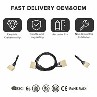 Connecteur isolé PTFE pas de 2,54 mm pour faisceau de câblage électronique de drones, modèles RC, projets électroniques DIY, informatiques et motos