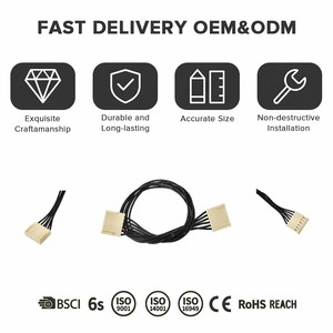 Connecteur isolé PTFE pas de 2,54 mm pour faisceau de câblage électronique de drones, modèles RC, projets électroniques DIY, informatiques et motos - Product Image 3