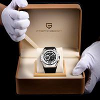 PAGANI DESIGN squelette hommes montres mécaniques automatique hommes montre de sport 100M étanche saphir miroir Reloj Hombre YS007