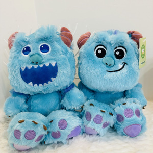 XH <span class=keywords><strong>Peluche</strong></span> de Monstruo de Ojos Grandes con Pelo Azul de la Universidad Monstruo, Juguete de <span class=keywords><strong>Peluche</strong></span> de <span class=keywords><strong>Sullivan</strong></span>, Almohada de <span class=keywords><strong>Peluche</strong></span> con Cuerpo Azul, Muñeco Personalizado, Regalo - Product Image 1