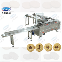 Machine d'emballage automatique pour petites entreprises, idée de machine empileuse, ligne de production de biscuits