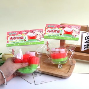 Jouet Squishy Créatif en TPR en forme de Tasse de Thé aux Fruits et de Boules de Gelée, Simulation Alimentaire, Anti-stress, Décompression, Relaxation - Product Image 2