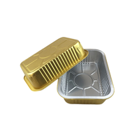 Barquette jetable en aluminium lisse pour aliments, avec couvercle en plastique PP, 100 ml-1 L, 200 ml, moulage en pulpe