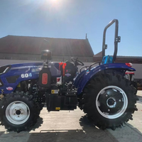 Tracteurs agricoles 4x4 à moteur diesel 50HP 60HP 70HP 80HP à transmission automatique et boîte de vitesses haute performance, très demandés