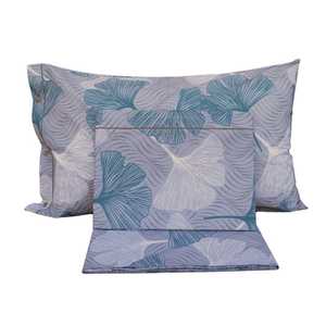 Parure de lit en coton Ginko Design, taille simple allemande, avec taie d'oreiller - Product Image 1