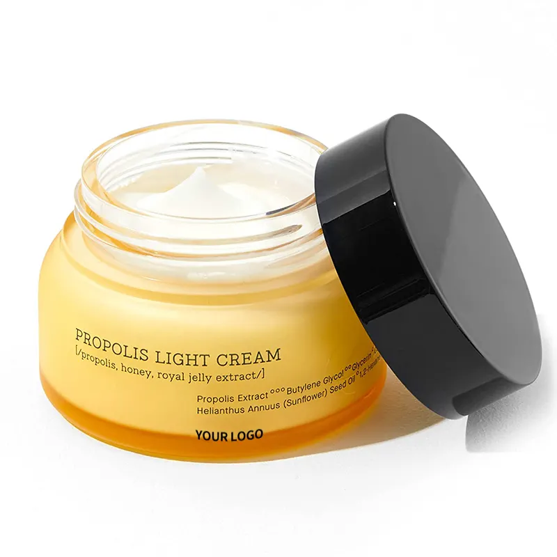 Natürliche organische koreanische Hautpflege Feuchtigkeit spendende tägliche Nacht feuchtigkeit creme Anti-Aging Propolis Light Cream für leuchtenden Teint