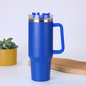 Gobelet de voyage H1.0 avec poignée, 40 oz, double paroi, couvercle, paille, antidérapant, OEM ODM, marque personnalisée - Product Image 1