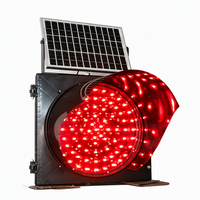 Feux de signalisation clignotants LED solaires durables et étanches, rouge, bleu et jaune, pour travaux routiers