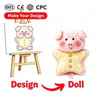 Peluche personnalisée en coton PP lesté, poupée en peluche OEM, certifiée CPC EN71, conception personnalisée, logo, emballage, vente en gros, anniversaire, gris