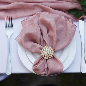 Nappes de table carrées modernes personnalisées Ychon, nappe en gaze de coton <span class=keywords><strong>verte</strong></span>, serviettes de table en polyester, nappe en lin blanc pour mariage, lavable - Product Image 3