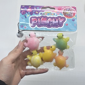 Juguetes Blanditos de Tortuga Mochi, Súper Suaves, de Ascenso Lento, Antiestrés, Juego de Alivio Sensorial Portátil para Niños, Regalos - Product Image 2
