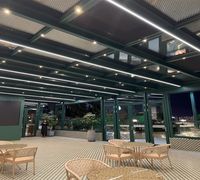 Jardin d'hiver en aluminium 40 M2 Pergolas et gazebos Serres extérieures étanches Bâtiment pour mariage