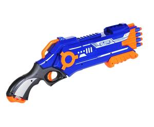 Jeu de tir pour enfants en plein air, fête, blaster en plastique ABS écologique pour les enfants de <span class=keywords><strong>4</strong></span> ans et plus, unisexe, avec 20 fléchettes - Cadeau de Noël - Product Image 5
