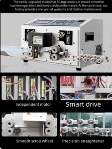 Machine automatique de dénudage et de coupe de fils informatiques |   Équipement de traitement de faisceaux de câbles industriels multifonctionnels - Product Image 2