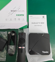Nouvelle Box TV TX5 S905Y5 2026 2 Go 16 Go 5G Double WiFi HD 4K 4 Go RAM 32 Go 64 Go ROM Smart TV Box Android 14 Tanix TV Stick Décodeur