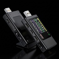 Comprobador USB, Voltímetro, Amperímetro TIPO-C, Detección de Carga Rápida, Disparador de Capacidad, Ondulación, Carcasa de Plástico CNC, Monofásico, Temperatura