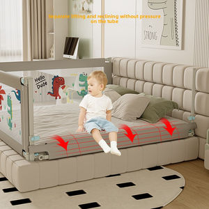 Barrière de sécurité pliable et réglable pour lit bébé, anti-chute, avec tissu respirant, pour tous les types de lits, bébés, nourrissons, enfants - Product Image 2